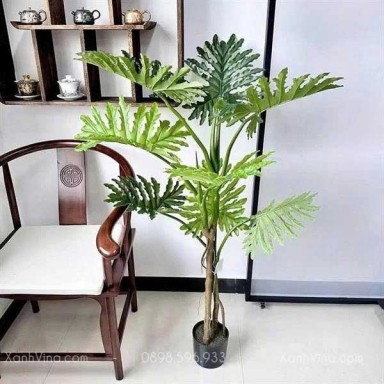 Cây Trầu Bà Giả Thân Cổ Đẹp Giống Thật – Giải Pháp Trang Trí Xanh
